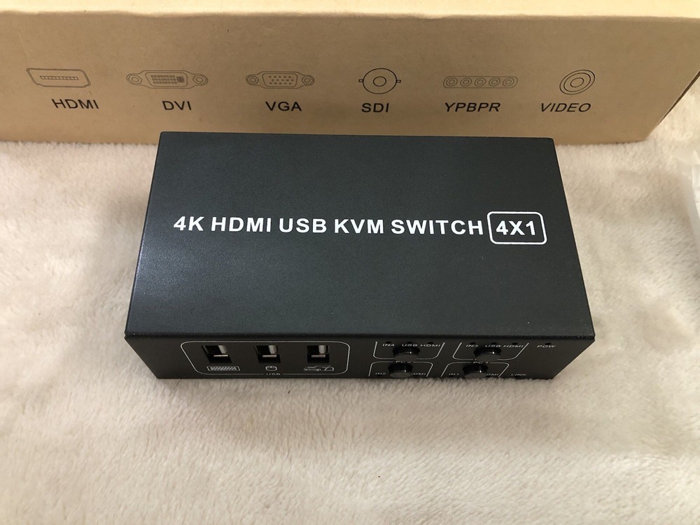 4x1 4K HDMI USB KVM SWITCH