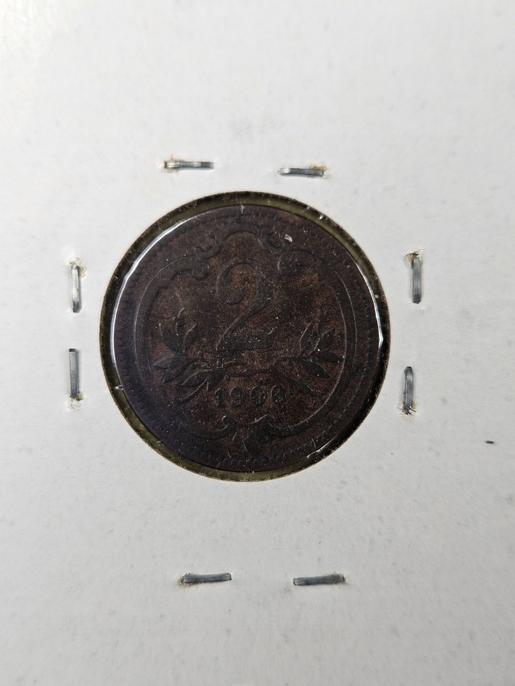 COINS - AUSTRIA - 2 HELLER 1906