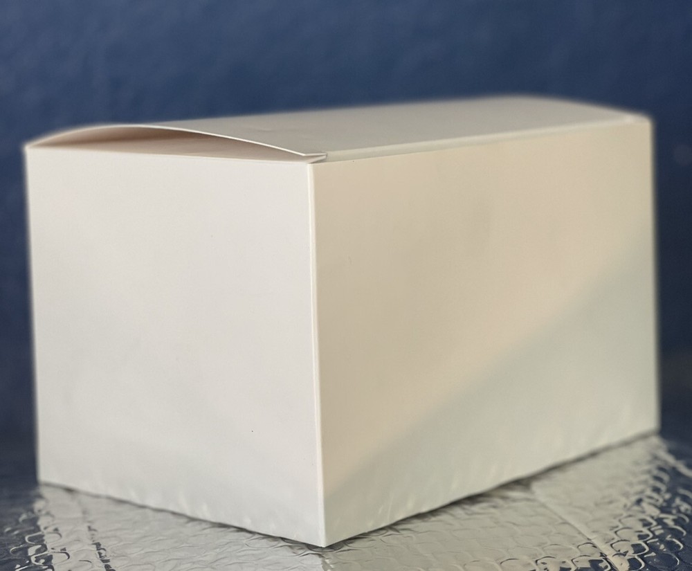 Paperboard White (15 PACK) - 7” / 5” / 4.375” -Pop up Hinged Lid Auto Bottom