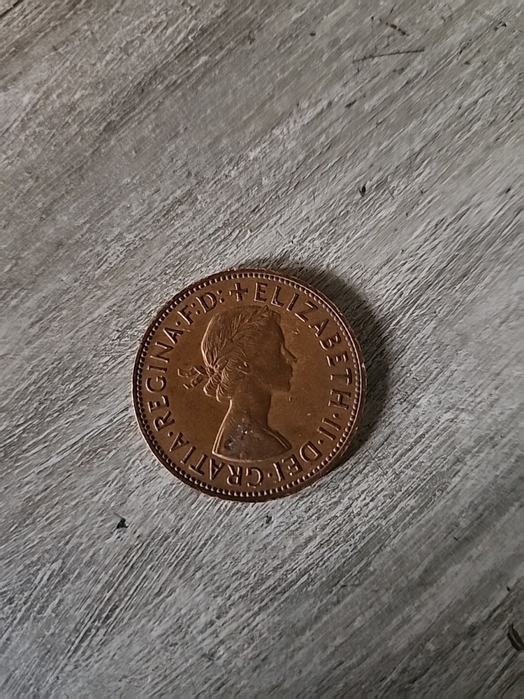 1962 british 1 pound coins ( ONE Penny)