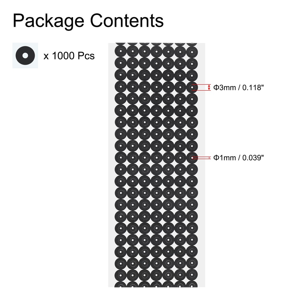 1000Pcs 3D Scanner Markers 1mm for 3D Scanner, 3D Tracking Dots