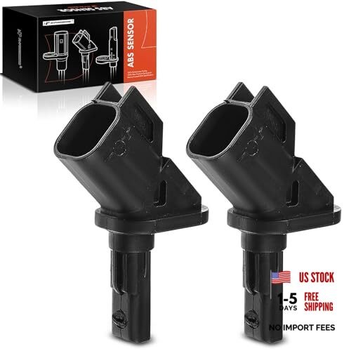 2PC Set Front ABS Wheel Speed Sensors Compatible with Mazda 3 2004-2013, 3