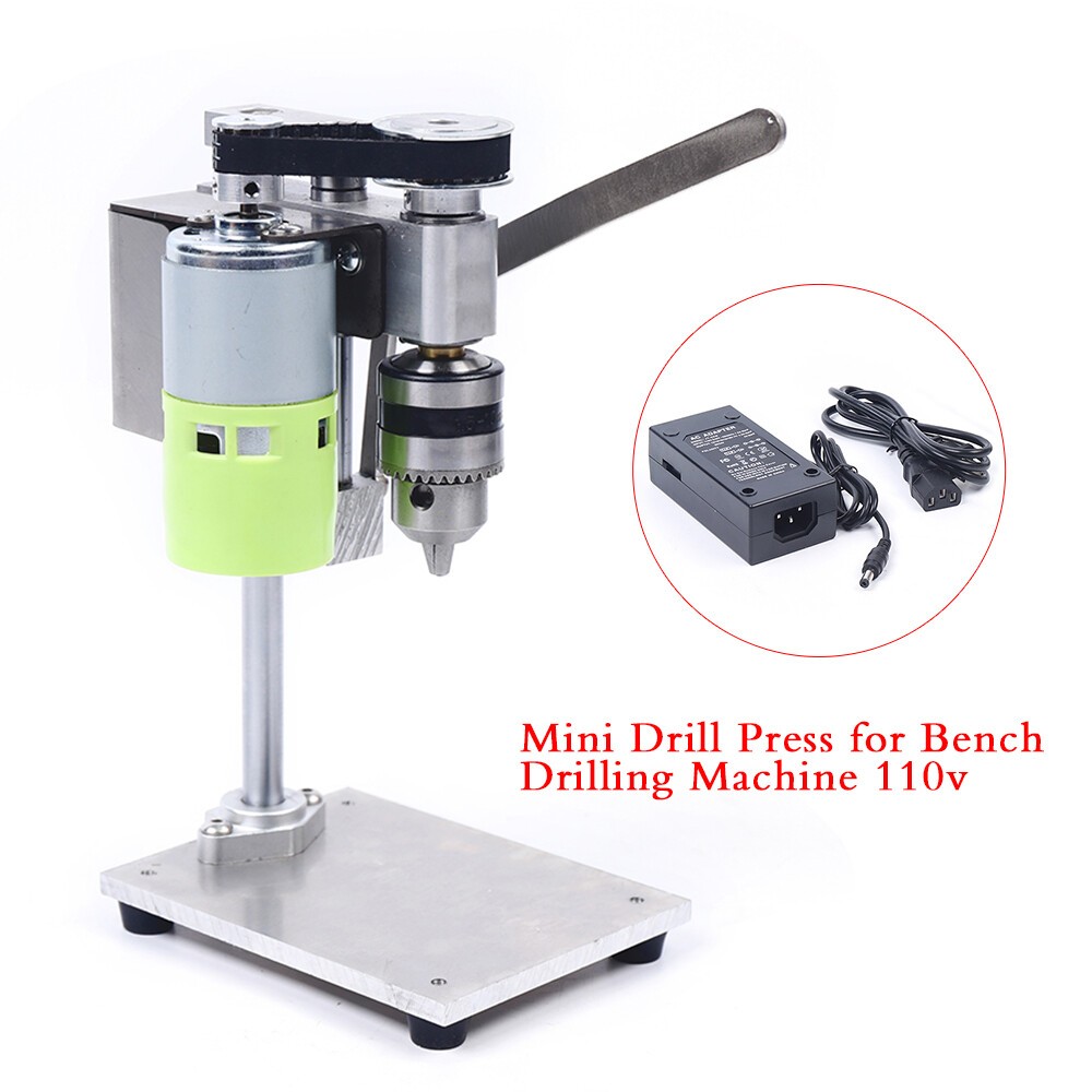 Mini Drill Press Bench Small electric Drill Machine Work Bench Variable Speed