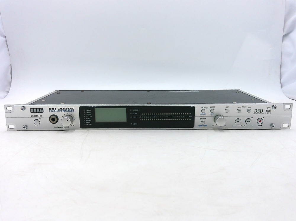 Korg MR-2000S Silver SSD 1-Bit 5.6 MHz Studio Recorder R3377
