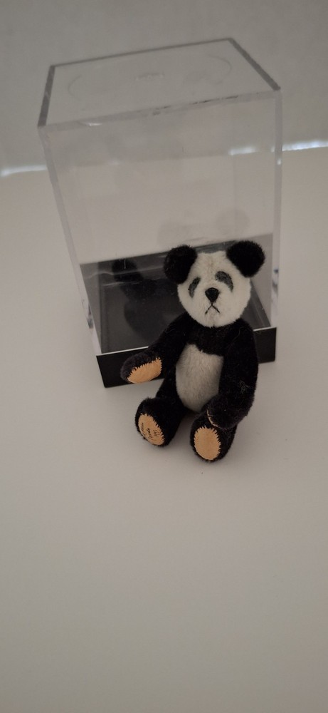 LITTLE GEM 3" PANDA TEDDY BEAR NIB