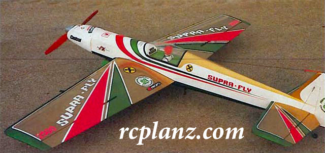 R/C AIRPLANE PLANS & PATTERNS: Supra Fly 2500 81" Wingspan - RC Pattern Plane