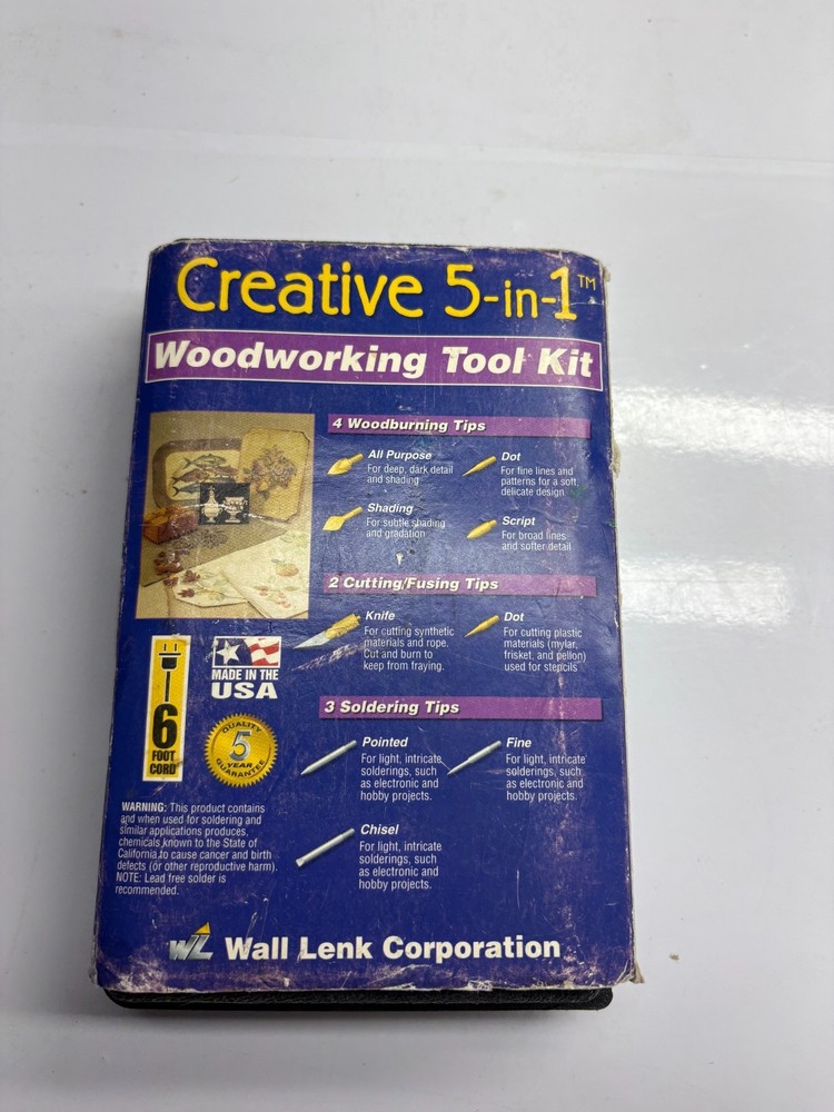 CREATIVE 5 IN 1 WOODWORKING TOOL KIT