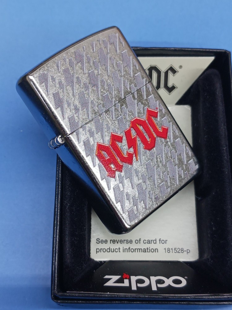 Zippo AC/DC Logo Street Chrome 49236