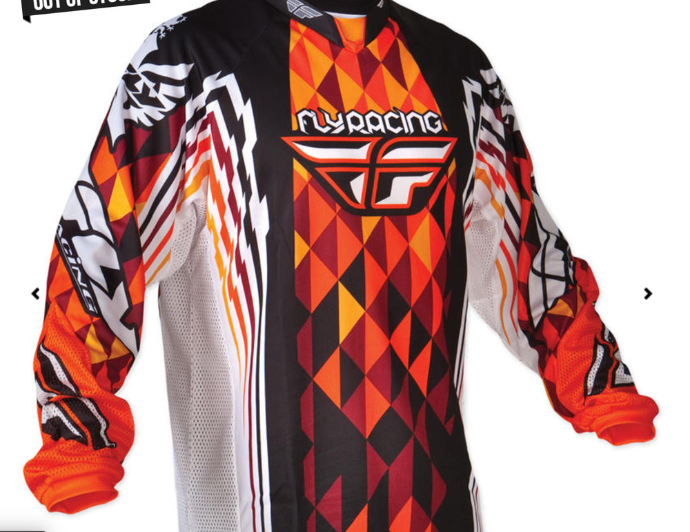Fly Kinetic Orange Medium Jersey 365-228m