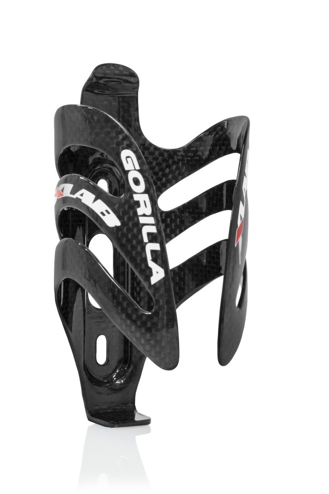 XLab Gorilla Carbon Rear Bottle Cage Gloss Black (10lbs Grip)