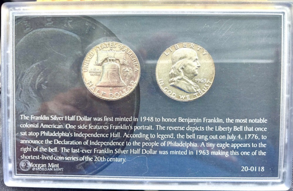 America's Classic Franklin Silver Half Dollar