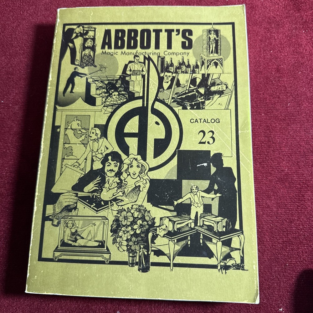 Abbott’s Magic Manufacturing Catalog Of Magic #23 VNTG 1987 Magic Reference