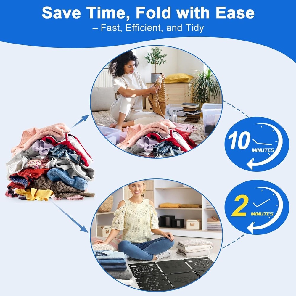 V3 Shirt Folder Board Tshirt Clothes Folder Folding Board Durable Laundry Sor...