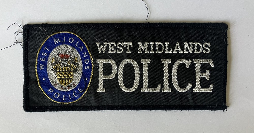 Obsolete British West Midlands Police rectangular patch