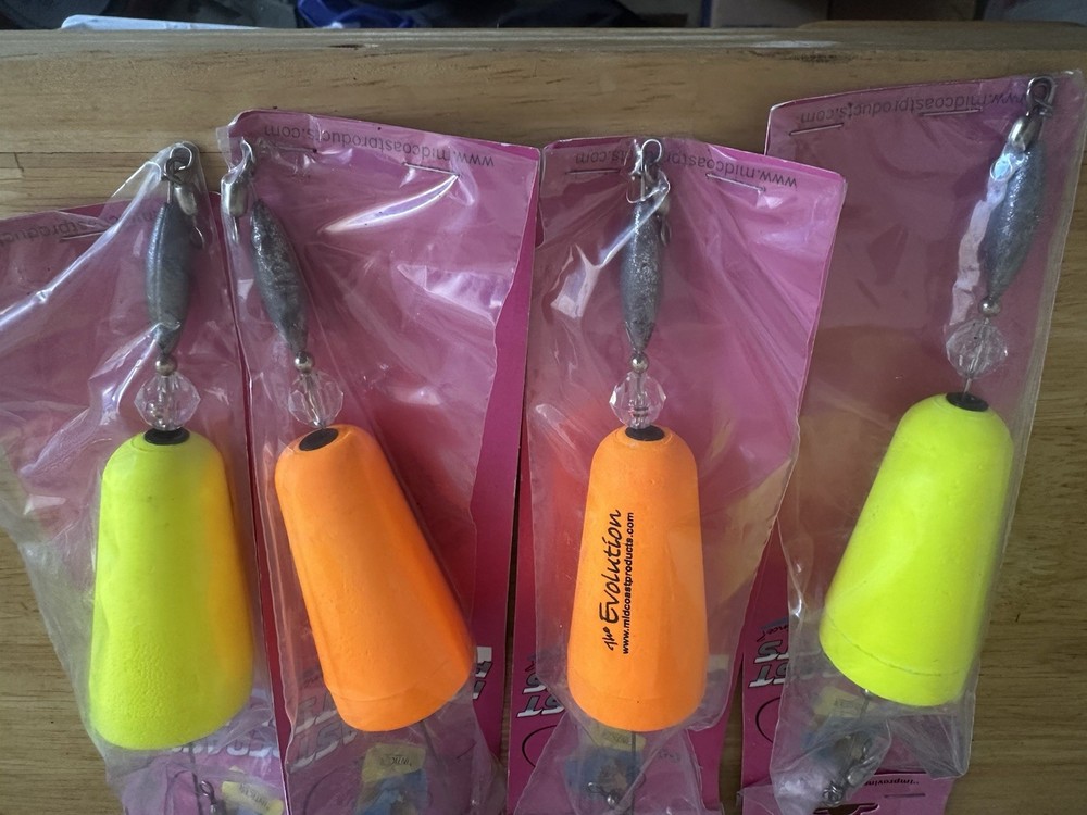 4 Mid Coast , Evolution Weighted Popping Corks