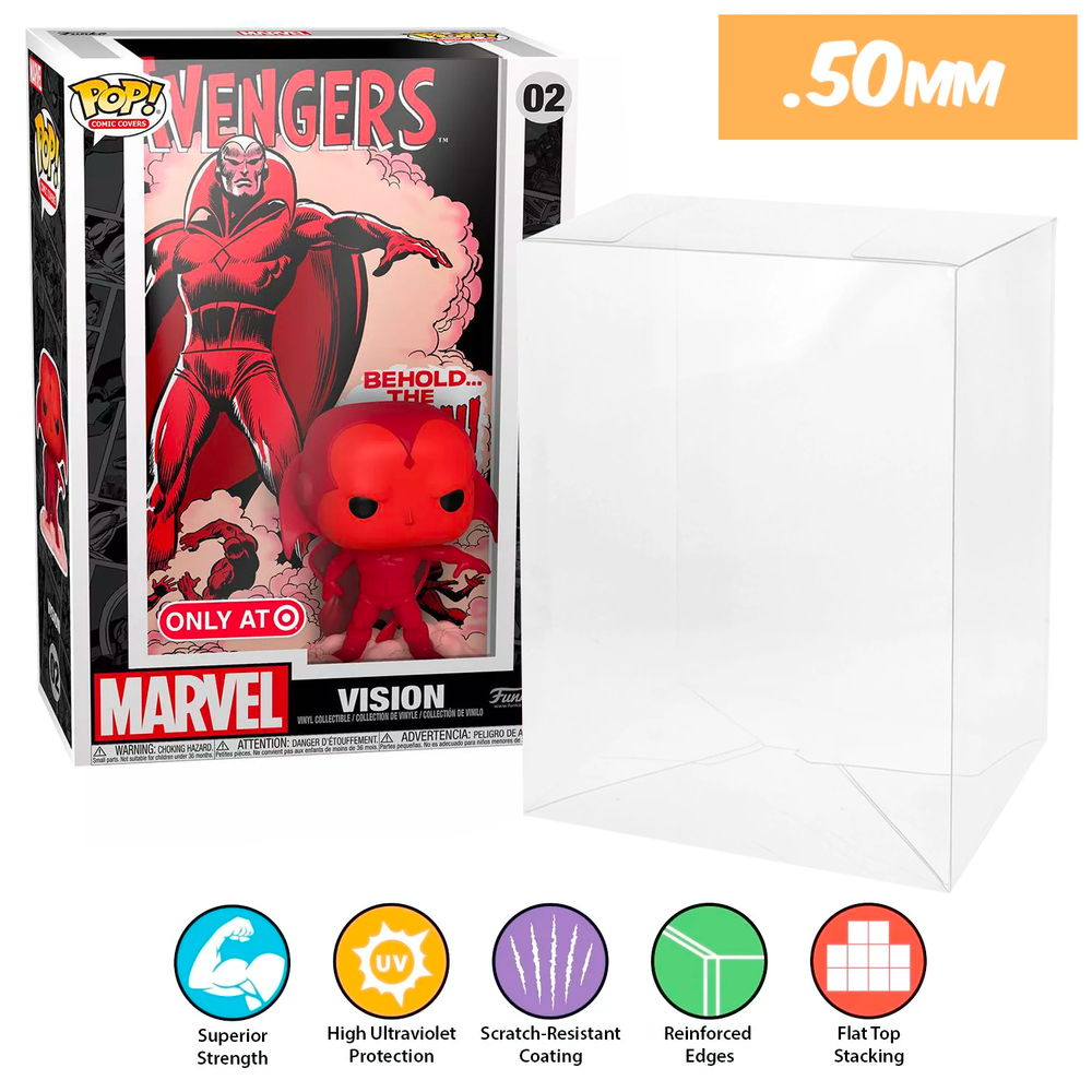 0.50mm POP PROTECTOR for Superman Comic Covers Funko Pop