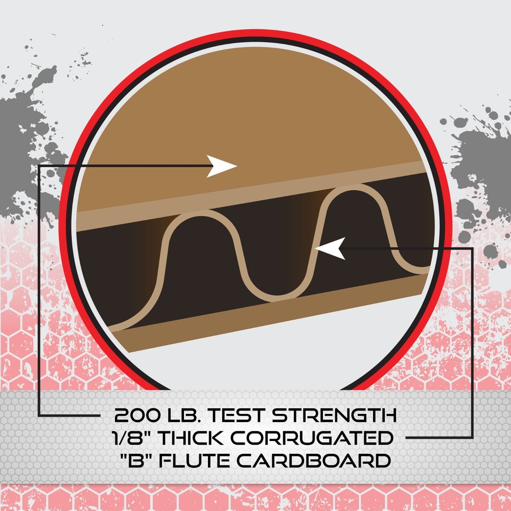 Official USPSA Cardboard Targets, Competition Torso Target