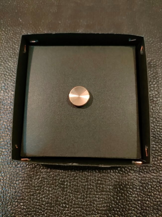 NANIGASHI Shutter Release Button Brass Base finish SMALL Made in Japan