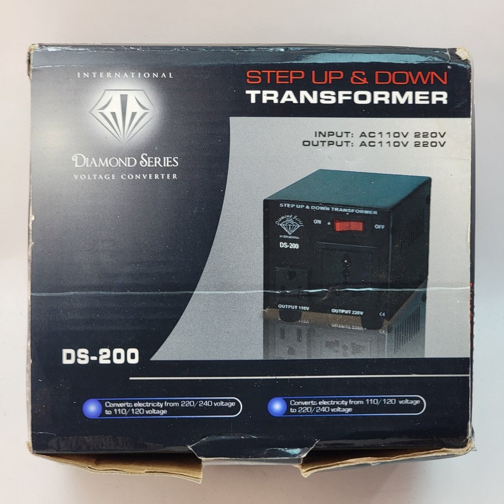 International Diamond Series 200Watt Step Up & Down Transformer