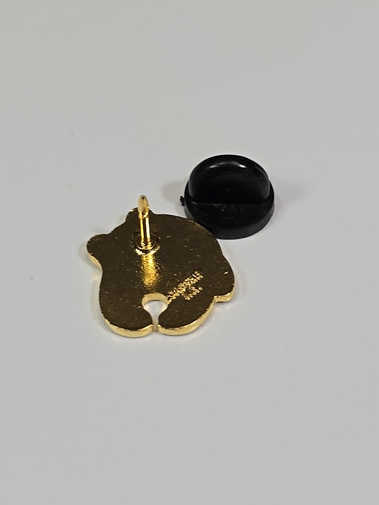 Panda Bear Lapel Pin Very Small Size Black & White