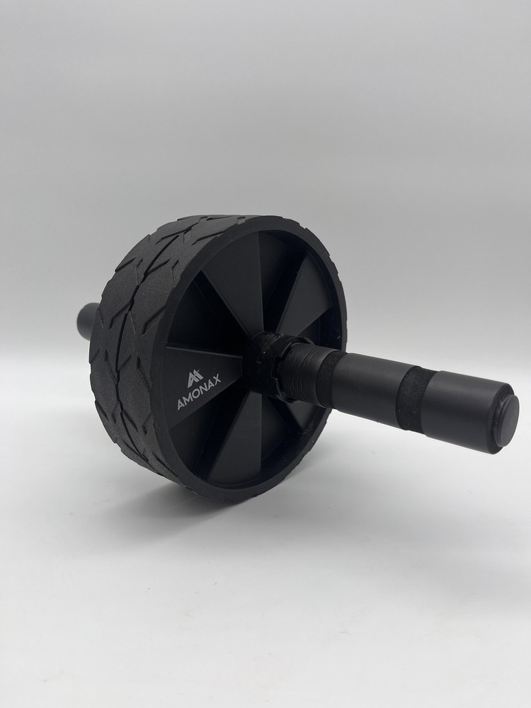 AMONAX Ab Roller Wheel Double Core Strength Trainer Non Slip Handles