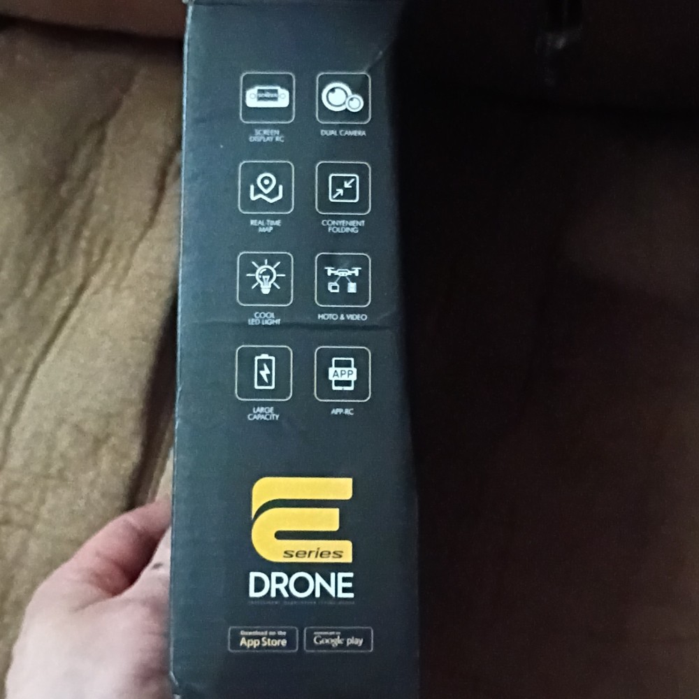 E Series E88/E99 Quadcopter Drone Dual Camera Screen Display RC Black