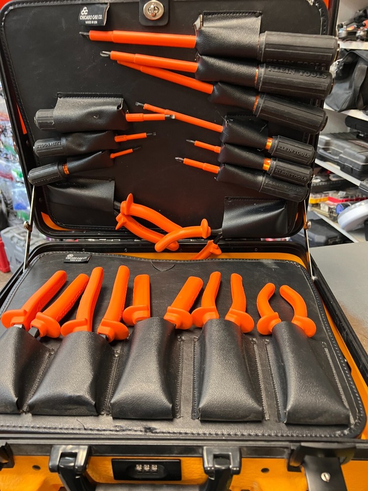Klein Electrician Tool Set with hard case
