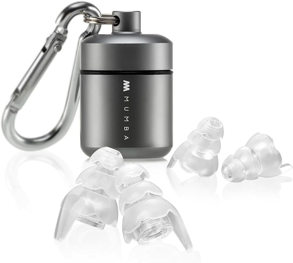 Mumba High Fidelity Ear Plugs, 24dB Advanced Filter Tech Ear Protection 2 Pack