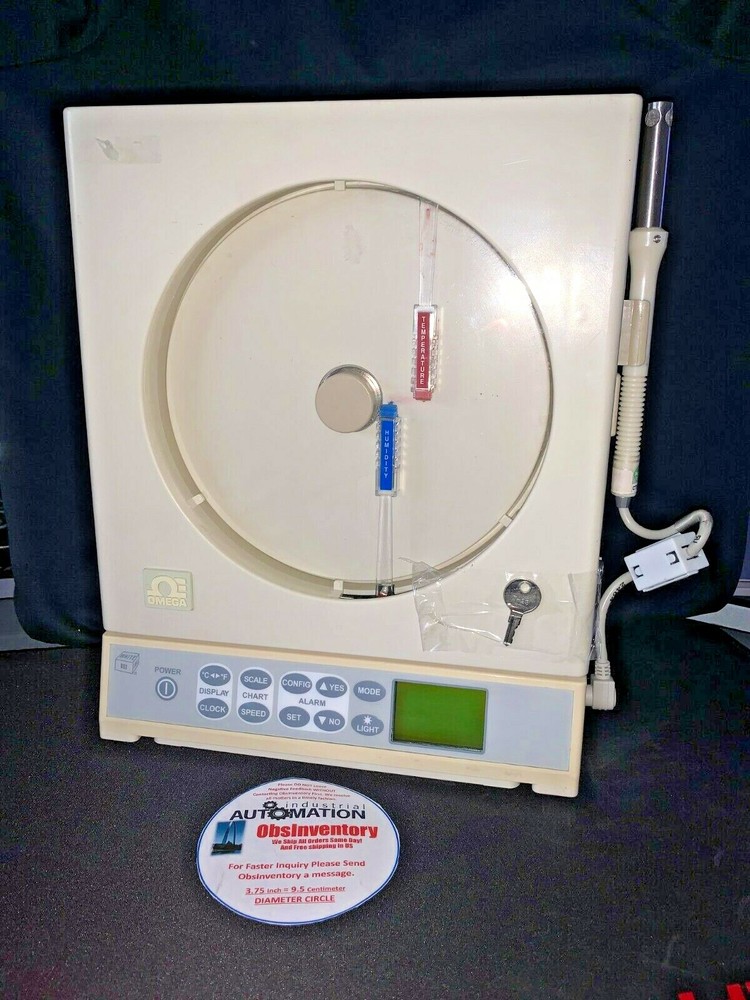 OMEGA ENGINEERING CTXL-TRH-W TEMPERATURE/ HUMIDITY CIRCULAR CHART RECORDER