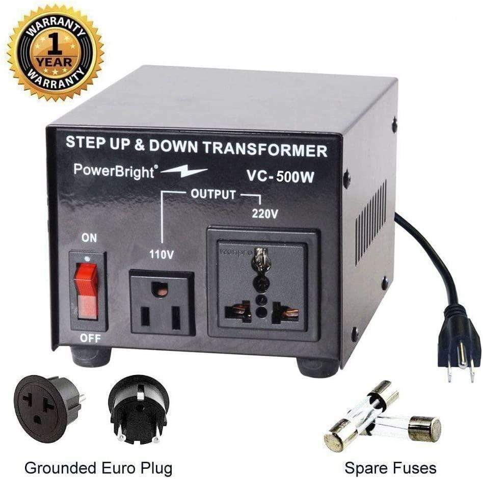 VC500W PowerBright 500W Step Up & Down Transformer / Converter