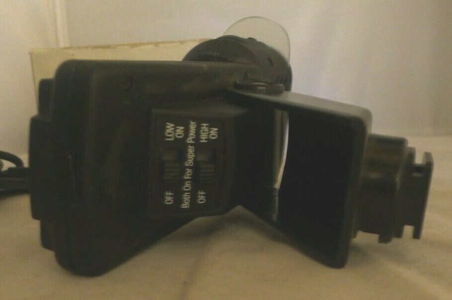 AZTEC VIDEO Camcorder Light +Hot Shoe Extender Vintage - TESTED