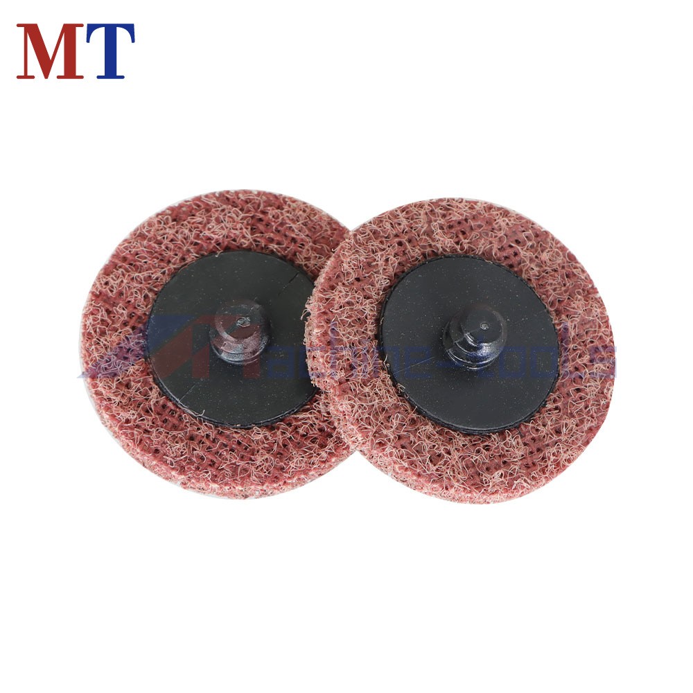 50 Pack Medium Surface Conditioning Discs 2" Roll Lock Die Grinder Sanding Pads