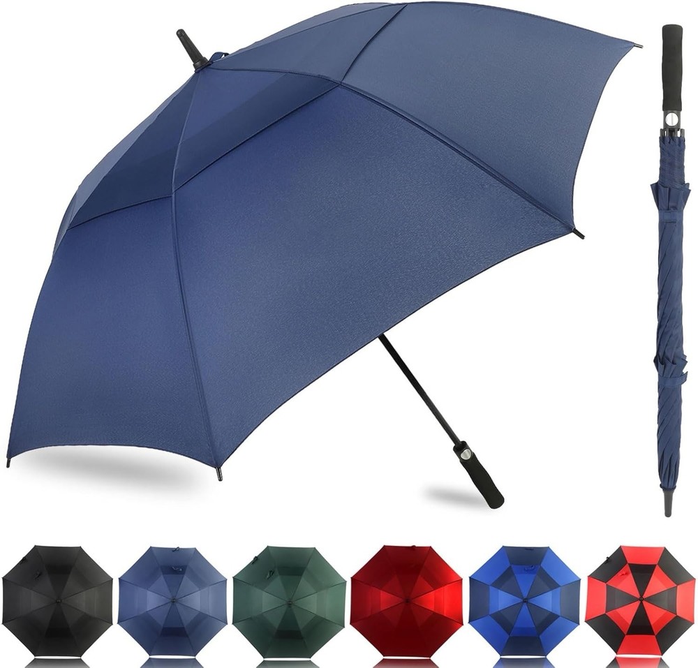 LLanxiry Extra Large Windproof Golf Umbrella 68 Inch.