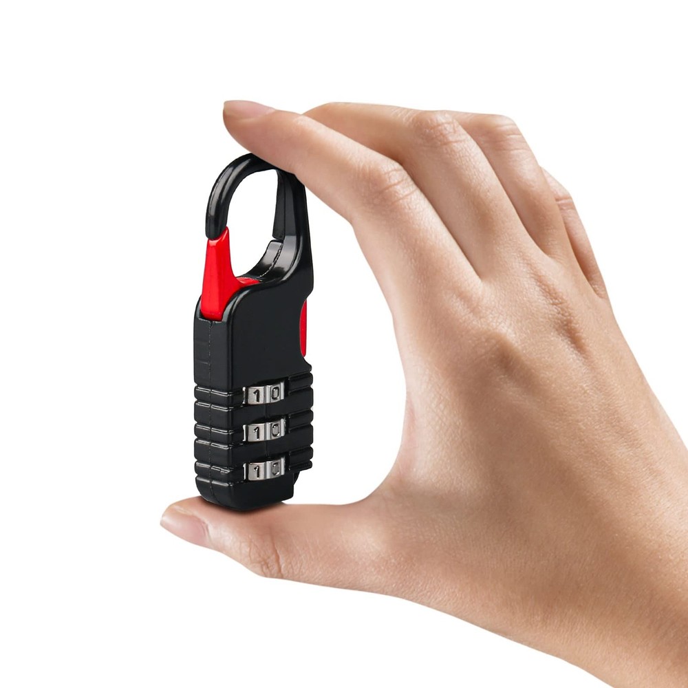 mini Combination Padlock (Black) Black