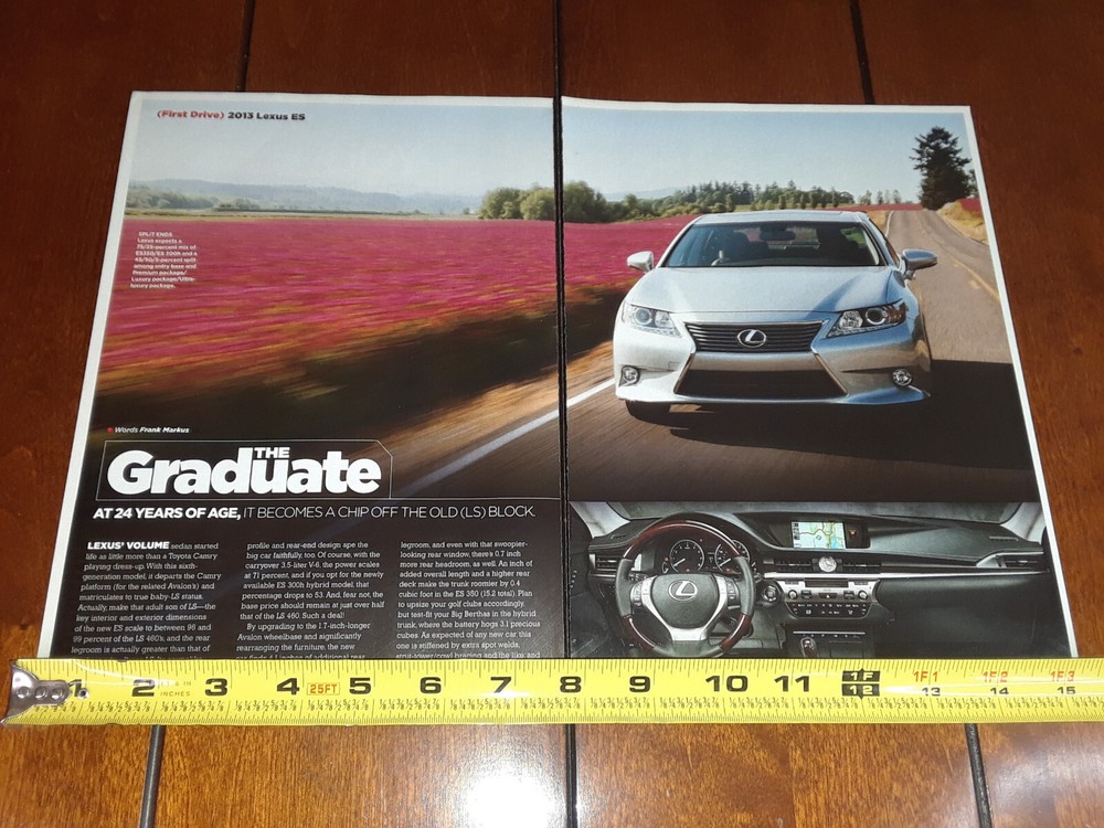 2013 LEXUS ES 350 ORIGINAL ARTICLE