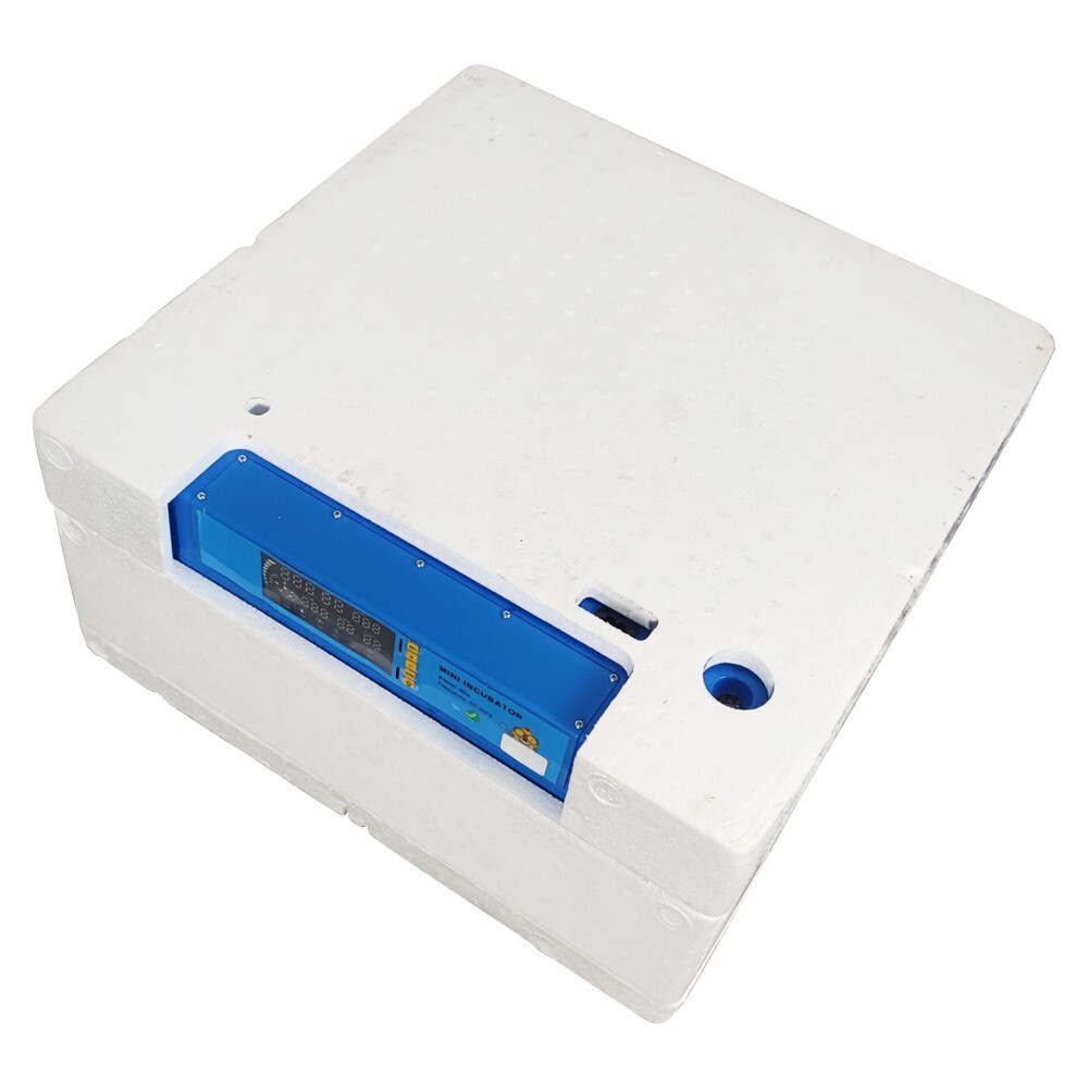 Incubator Drawer Single Layer Temperature Humidity Digital Display 64 Eggs 110V