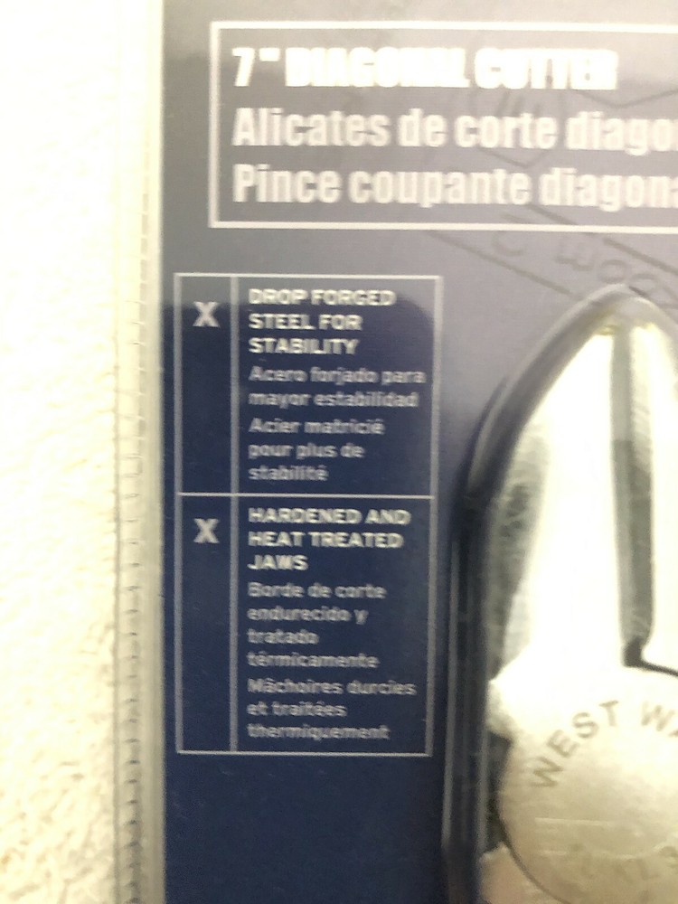 7" INCH DIAGONAL CUTTER WESTWARD NEW