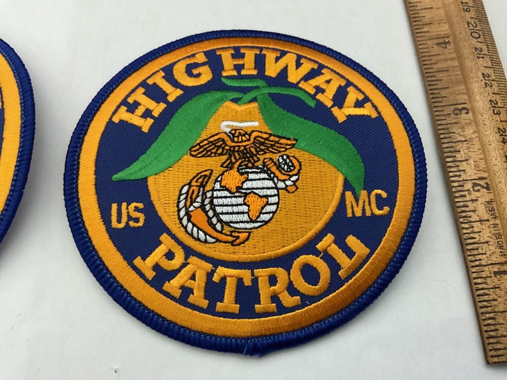 Florida Highway Patrol USMC collectable patch set new full size