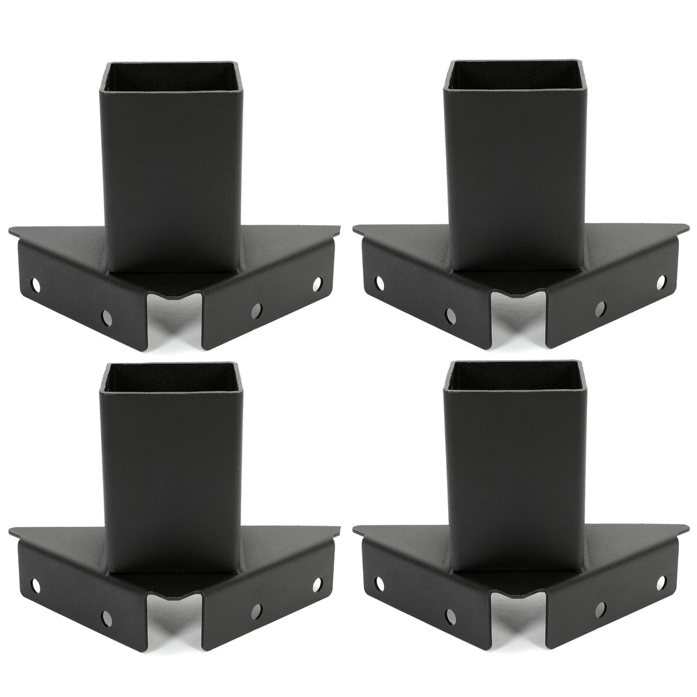 4 Pack Compound Angle Heavy Duty Deer Elevator Brackets Tree Stand Powder coated