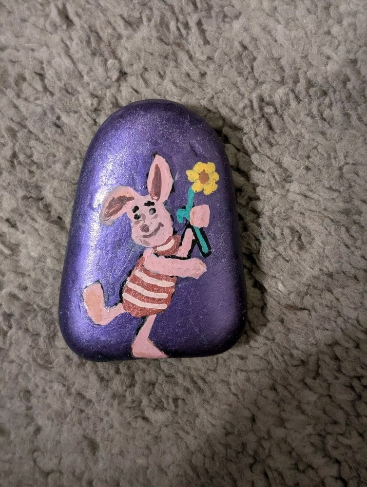Hand Painted River Rock Magnets With Characters