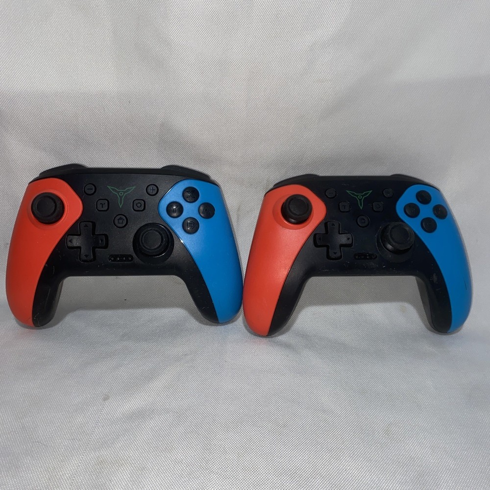 Lot of 2 Nintendo Switch Wireless Game Controllers Generic Used