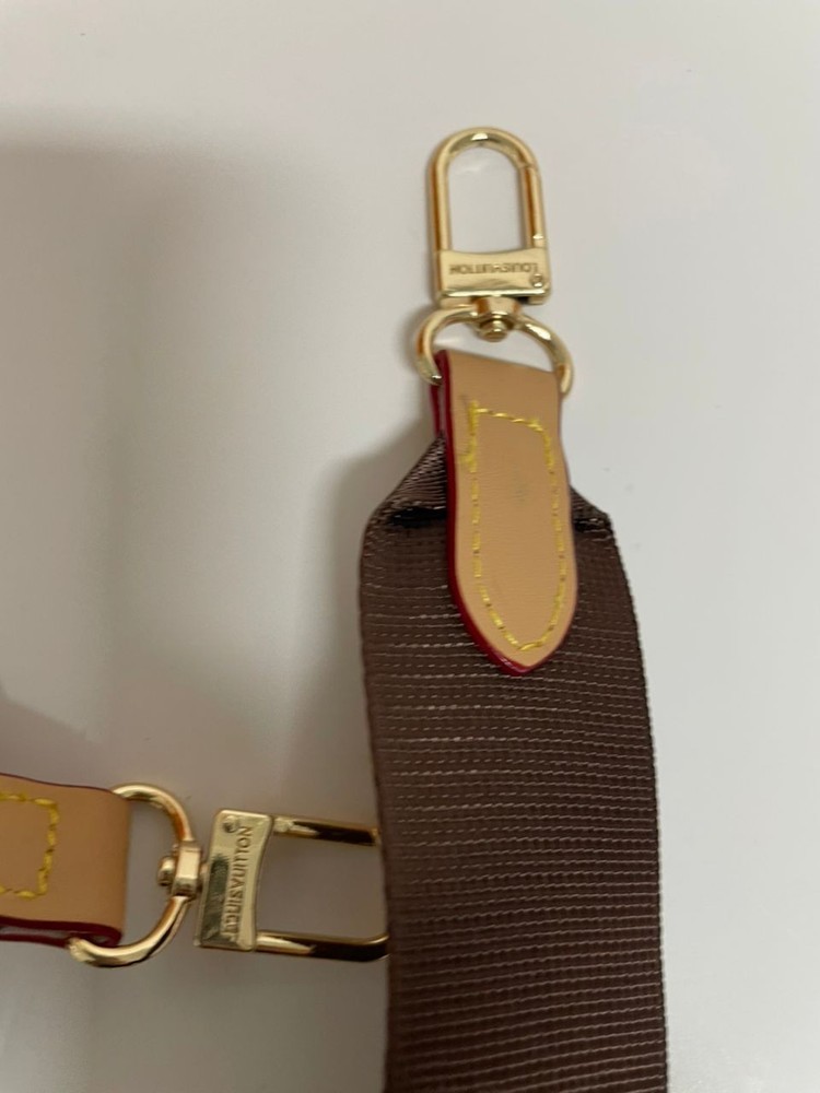 Louis Vuitton Shoulder Strap Adjustable Crossbody Shoulder Replacement Brown