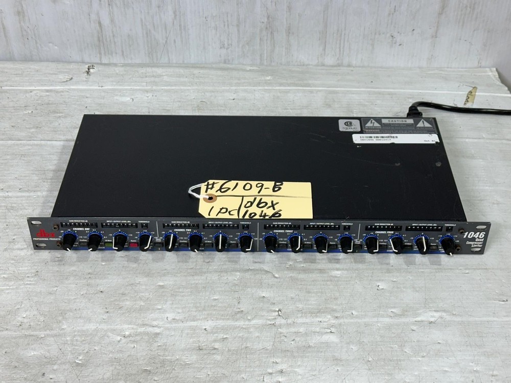 DBX 1066 2-Channel Compressor/Limiter/Gate #6109 (One) THS