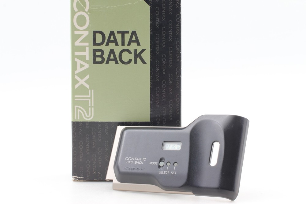 Tested [ Top MINT in Box ] CONTAX T2 T2D DATA BACK From JAPAN