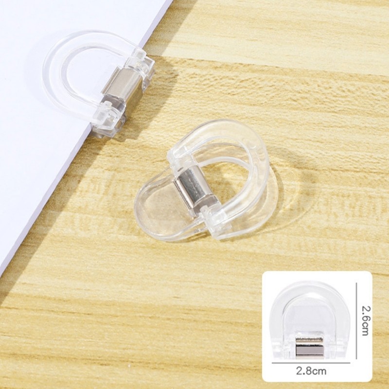 Multipurpose Desk Organizers Spring Clips Plastic Texture for Documents Photos