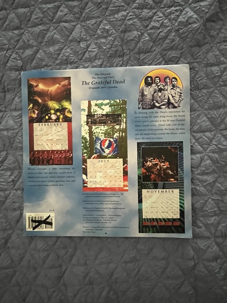 1997 Official Grateful Dead Calender