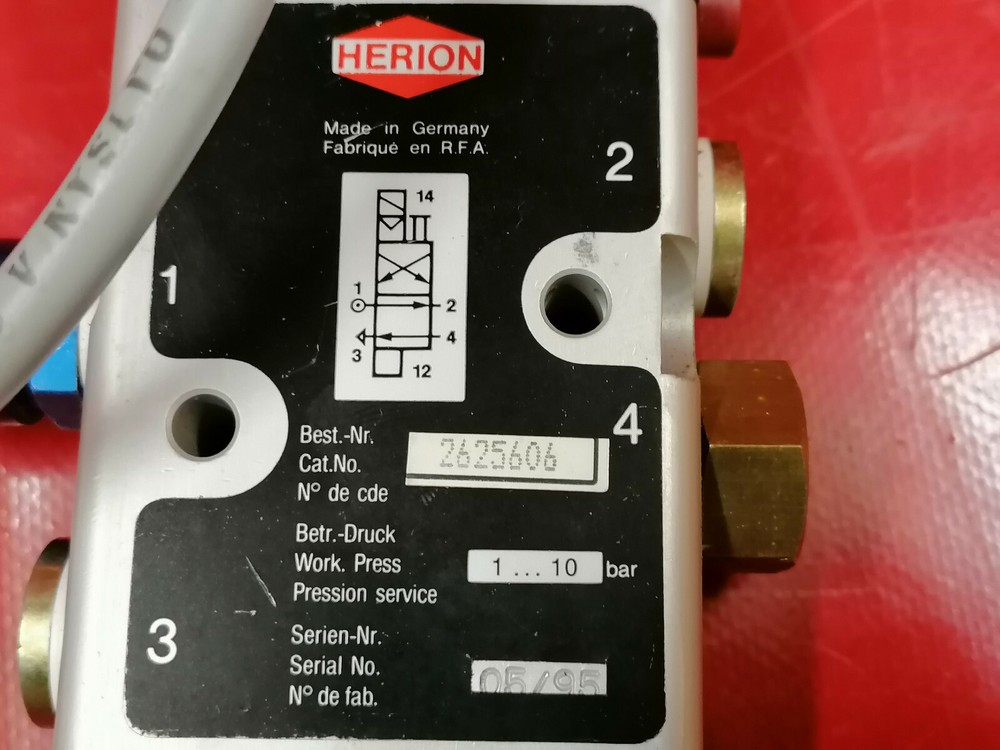 Herion 2625606 Valve Used Tested