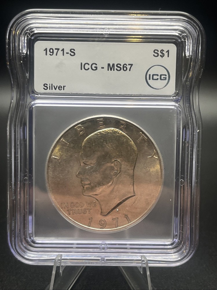 1971-S Eisenhower Dollar Silver MS67 ICG