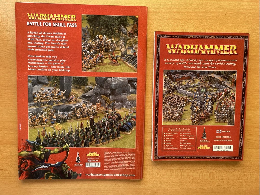 Warhammer Battle for Skull Pass Book andRulebook Games Workshop
