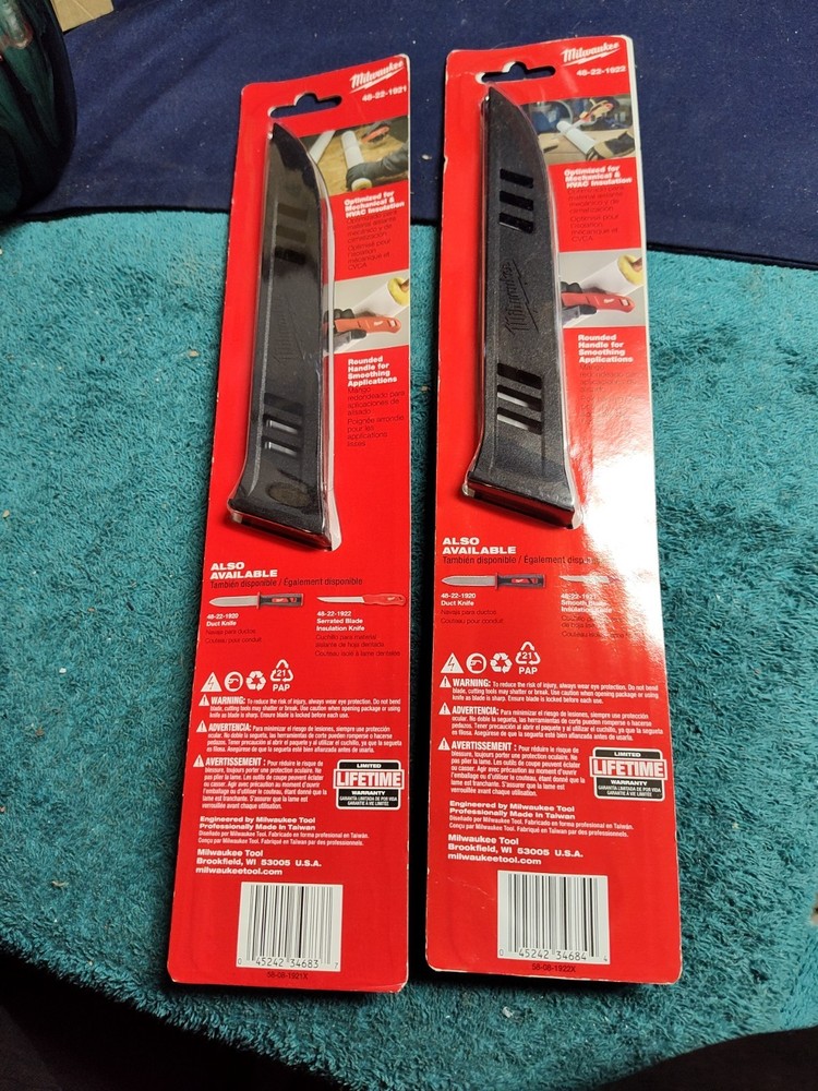 Milwaukee Tool Serrated Or Smooth Blade Insulation Knife. Quantity Discount